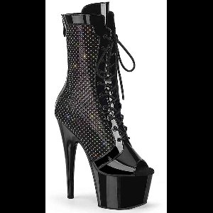 Pleaser - ADORE1048RSNT Plateau Laarzen - US 7 - 37 Shoes - Zwart