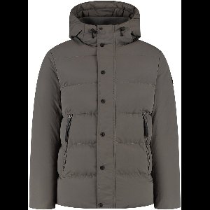 PURE PATH Activewear Hooded Jacket Jassen Heren - Winterjas - Taupe - Maat L