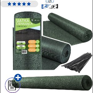 Schaduwdoek privacy net voor hek 1,5x25 m – 90% zonwering tuinafdekking groen 140 g/m², UV-bestendig afschermnet voor balkon terras en omheining Met Ebook