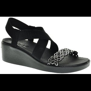 Skechers Damessandaal Verhoogde Hiel Sleehak maat 41