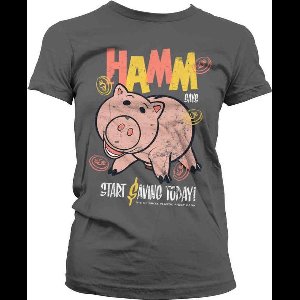 Disney Toy Story Dames Tshirt -M- HAMM Grijs