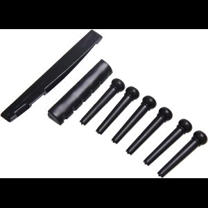 Hiden - Guitar Bridge Pins - Gitaar onderdelen - Gitaar accessoires - Hobby & Muziek - Zwart