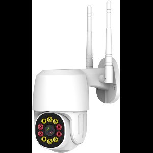 Xd Xtreme - 3MP FHD beveiligingscamera - voor binnen en buiten - compact model - wit - Full HD - PTZ - 3 megapixel - met app - indoor en outdoor - huis beveiliging