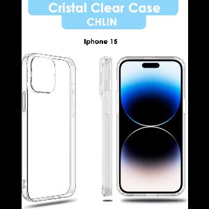 CL CHLIN - transparant Hoesje voor Iphone 15 extra dun met verhoogde rand - Iphone 15 hoesje nieuw model - Dun hoesje iphone 15 - Iphone 15 - Iphone 15 Accessoires - Kerstcadeau - cadeau tips