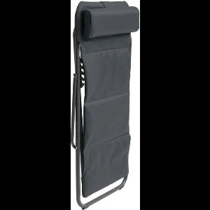 Hespéride Luxe Bistrotuinstoel - Opvouwbaar - Antraciet - Jubbe - 81x59x98cm