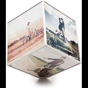 Balvi Foto kubus draaiend Kube - Formaat - 10 x 10 foto's
