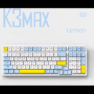 Fuegobird K3MAX Mechanisch Gaming Toetsenbord - 100keys - Gasket Mod - Rode Switch - QWERTY - Mechanical RGB Backlight Keyboard - Lemon