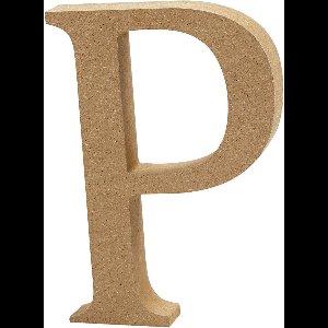 Creotime Houten Letter P 8 Cm