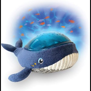 PABOBO Projectorlamp Oceaan - LED Nachtlampje Voor Kinderen - Draadloos - Met Muziek & Micro-USB - Whale