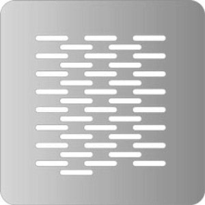 Rvs Design Deksel Bi 100X100Mm Plieger-Miro Click Bu125X125Mm