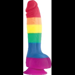 Colour Pride Edition Realistische Dildo - Regenboog