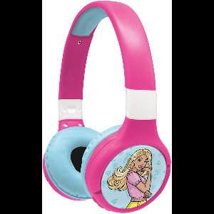 Barbie 2 in 1 BluetoothÂ® en bedrade comfortabele opvouwbare hoofdtelefoon met veilig volume voor kinderen