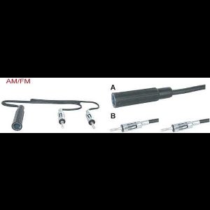 Antenne split adapter din female --> 2x din male