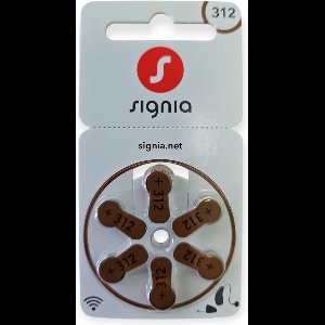 Signia P312 hoortoestel batterij