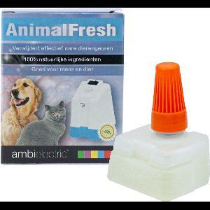 Ambielectric Elektrische Geurverwijderaar voor dieren - AnimalFresh navulling - verwijder ongewenste geuren van dieren - Geurverwijderaar Kat - Hond - Stopcontact