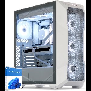 Sedatech Advanced Gaming PC Waterkoeling White Case • AMD Ryzen 7 7700X 8x 4.5GHz • Radeon RX 9070XT • 32Gb DDR5 • 2Tb SSD M.2 • WiFi • Bluetooth, USB C • Windows 11 • Desktop computer
