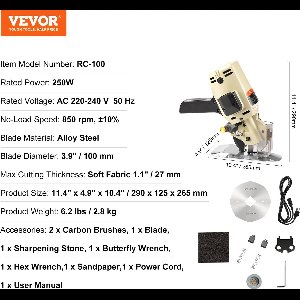 Vostara - Stofsnijder - Rolmes Voor Stof - Rotary Cutter - Rolmes Stof - Stof Snijder Roller - Stof Snijder - Stofsnijder Elektrisch - DIY