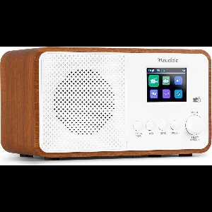 DAB radio - Audizio Avio DAB radio met Bluetooth - DAB+ - FM - USB en AUX - 20 voorkeurszender - Wit