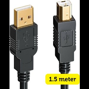 Garpex® Printerkabel - High Speed - USB 2.0 - Printkabel - 1.5 meter
