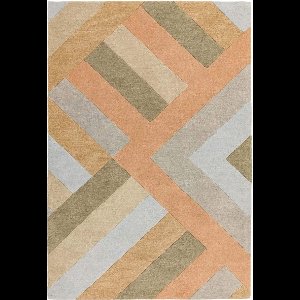 Easy Living - Reef-Big-Zig-Coral Vloerkleed - 160x230  - Rechthoek - Laagpolig Tapijt - Modern - Meerkleurig