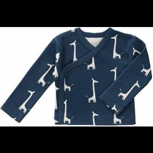 Fresk wikkelvestje Giraf indigo blue