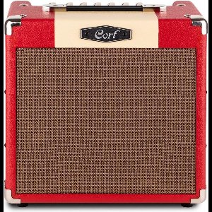 Cort CM15R dark red - Gitaarversterker, 15W, rood - rood