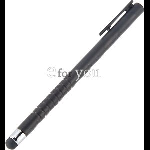 Extra grip stylus pen voor iPhone, iPod en iPad - Zwart