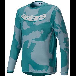 Alpinestars Bicycle A-dura Hollow Camo Langarm Enduro Trui Groen,Blauw 9-10 Years Jongens,Meisjes