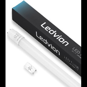 Ledvion - 10X LED Tube - 60CM - 7W - Neon - 6500K - 1120L - Koel Wit - Plafond & Homogeen Licht