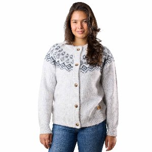 Swedemount Lofoten wollen gebreide cardigan – dames cardigan – Maat 38