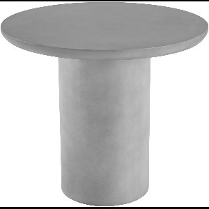 tectake® Ronde Tuintafel Talmi - Buitentafel - ⌀ 86,5 cm x 75,5 cm - Tafel voor Tuin, Terras, Balkon - Tafel Rond - Bijzettafel voor Binnen en Buiten - Weerbestendig