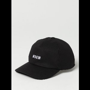 MSGM Logo Baseball Cap - Black Hats