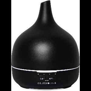 Geurwolkje® – Close 2 Nature 3.0 - Aroma Diffuser - Keramiek -MidNight Black - 400 ML