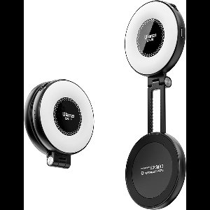Ulanzi LM19 MagSafe Ringlamp - 2 in 1 LED lamp en telefoon standaard - Uitschuifbaar -180 graden kantelbaar - Zwart