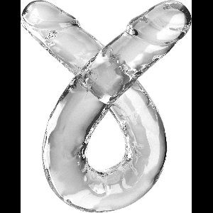 Pipedream - King Cock - Dubbele Dildo - 45,5 cm - Transparant