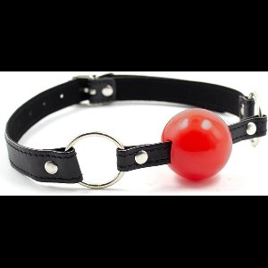 Ball Gag Black/Red