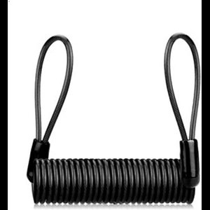 Fiets- en Motorslot Kabel - 130 cm Veerterughaal Beveiliging tegen Diefstal