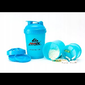 Amix Monster Shaker 600ml - Fles met compartimenten voor supplementen