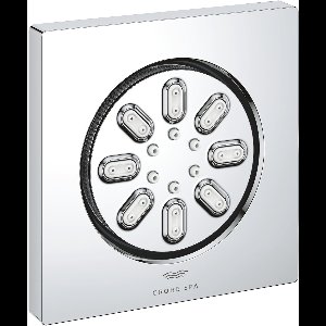 Grohe Rainshower Aqua 75 zijdouche vierkant chroom 26802000