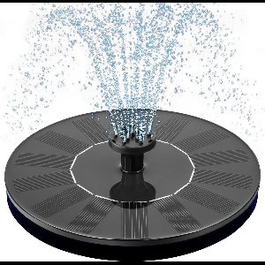 Gigicial Fonteinpomp op zonne-energie - Milieuvriendelijke zonne-energie - Batterijloos, automatisch opstarten onder water - 1 - Zwart voor vogelbaden en aquaria