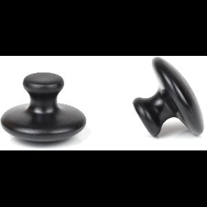 Gigicial Meteoriet Massagesteen - Natuurlijke Bian Steen, Handgemaakt, voor Spa Gebruik en ter Verbetering van de Bloedcirculatie - 1 Stuk - Geschikt voor Spa en Thuisgebruik, Zwart