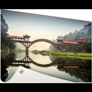 Tuinposter - Tuindoek - Tuinposters buiten - Chinees gebruik - 120x90 cm - Tuin