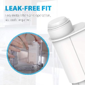 AllSpares Waterfilter (8x) geschikt voor o.a. Philips / Saeco koffiemachines vervangingsfilter voor BRITA Intenza+ en Philips / Saeco CA6702