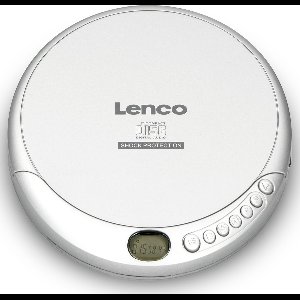 Lenco CD-201SI Discman - Draagbare CD-MP3 Speler met Anti-Shock bescherming - Zilver