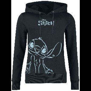 Lilo & Stitch Stitch Dames Trui met capuchon - zwart - S