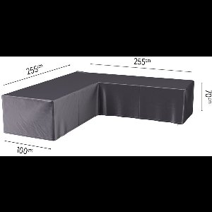 Platinum AeroCover - Loungebankhoes L-vorm - 255x255x100xH70cm - Ademend - Waterproof - Hoge kleurechtheid
