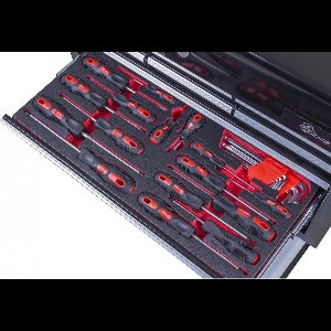 Schroevendraaierset + Inbussleutels 25-delig – SL, PH & Torx | Inbussleutels 1.5–10 mm – Softmodule 52×40×3 cm – Overzichtelijk & Duurzaam