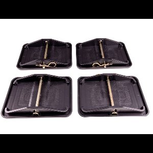 Haba - Jumbo Carafoot - onderleg schijven extra groot - 4 stuks - stalen pen - JUMBO