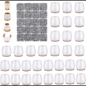 Smoakez - Stoelglijders van siliconen 32 mm - Set van 4 stuks - Vloerbescherming tegen krassen - Duurzame stoelpoot doppen