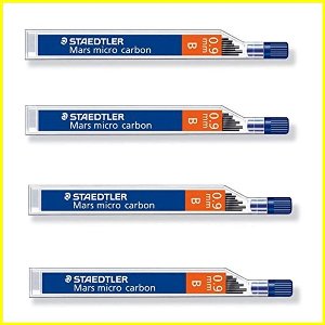 Navullingen Potlood HB 0.9mm Zacht Grafiet 48 Stuks